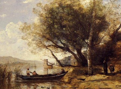 Smyrna, Bournabat by Jean Baptiste Camille Corot